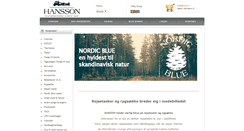 Desktop Screenshot of hanssonshop.dk